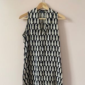 Ilana Kohn Linen Shirtdress. Sleeveless. S